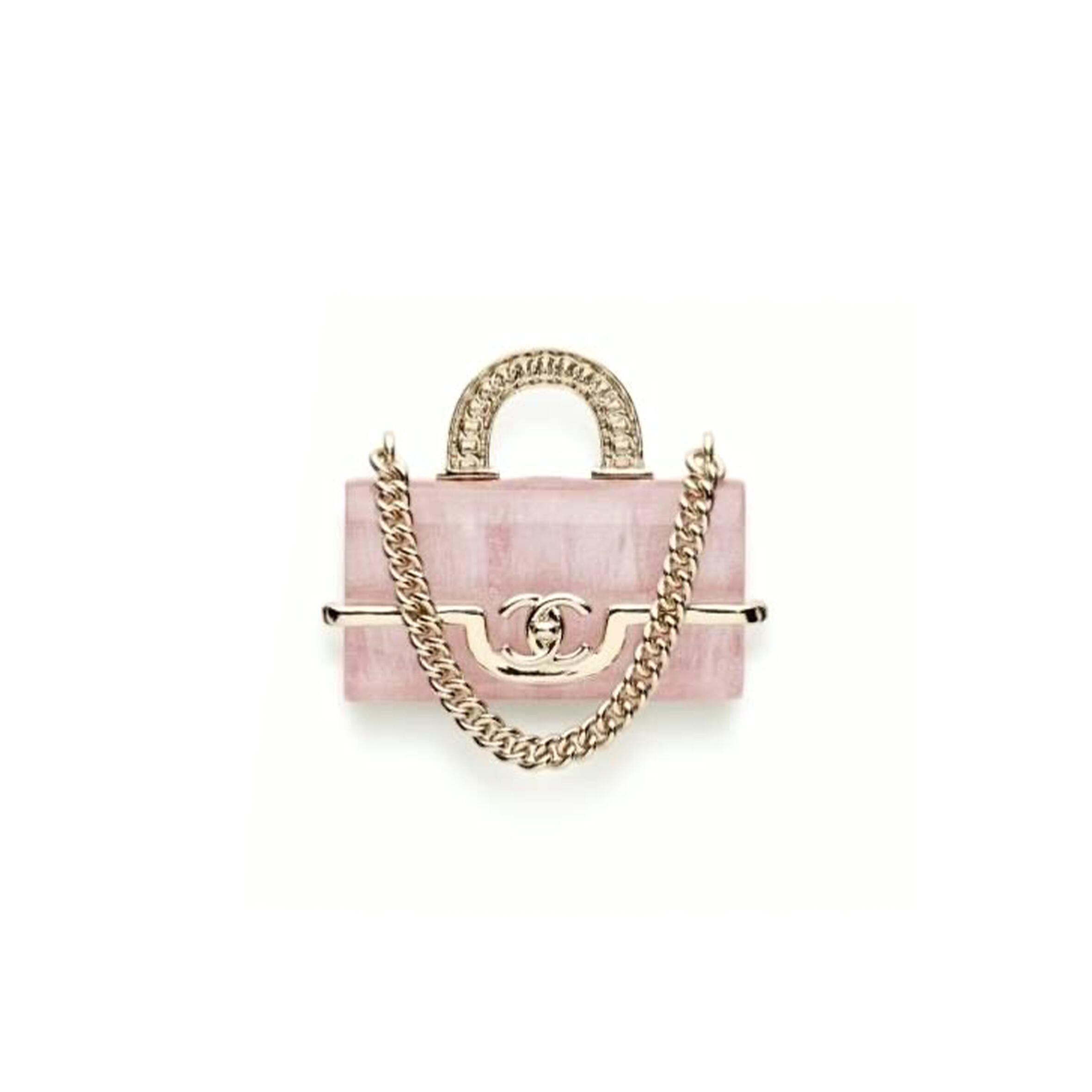 CHANEL 25B BAG BROOCH ABG308